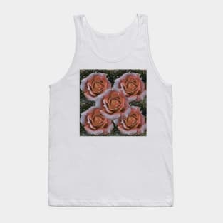 Peach rose art Tank Top